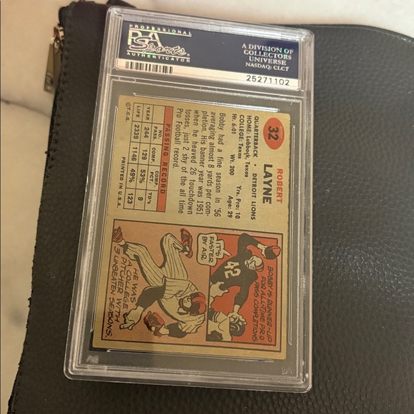PSA sports1957 TOPPS. #32VG-Ex 4 - Picture 6 of 6